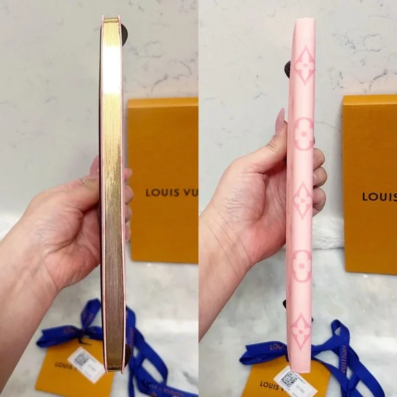 Authentic NIB Louis Vuitton Pink Carn-Jane MM Journal / Notebook - Picture 4 of 13